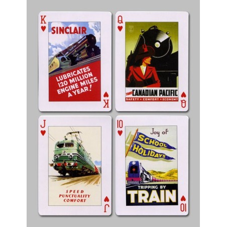 Cartes à jouer Rail Art