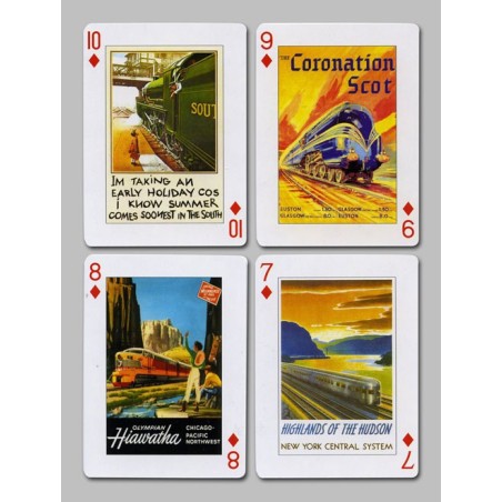 Cartes à jouer Rail Art