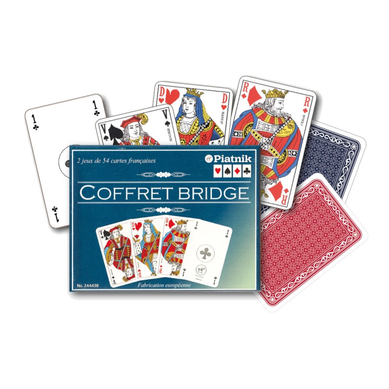 Coffret Bridge Francais Coffret 2X54 Cartes