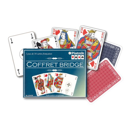 Coffret Bridge Francais Coffret 2X54 Cartes