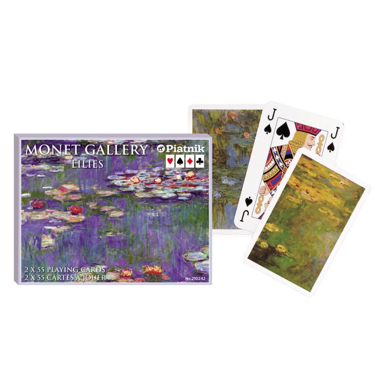 Monet - Lilies 2X55 Cartes