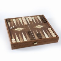 Echecs Backgammon 27Cm Noyer