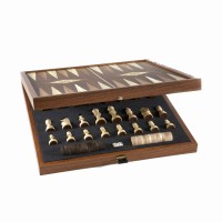 Echecs Backgammon 41Cm Noyer