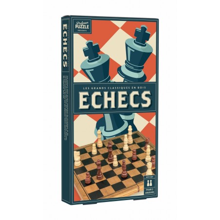 Echecs Bois Vintage