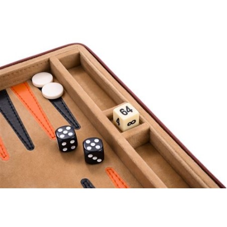 Backgammon 23cm Beige (9inch)