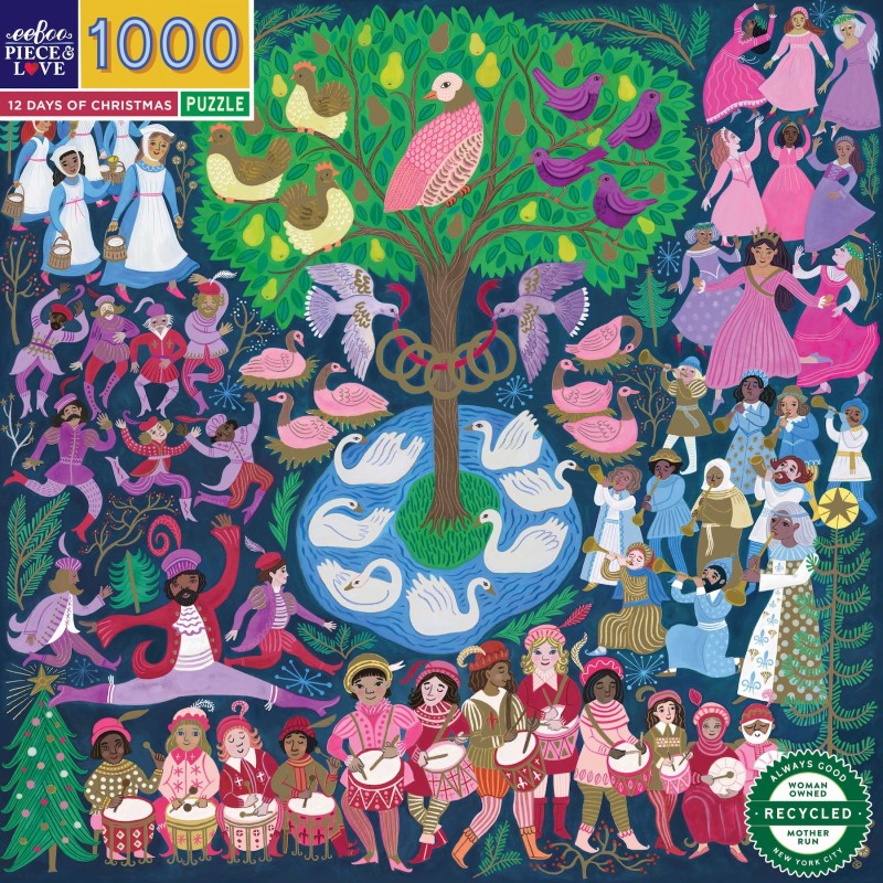 Puzzle 1000 pièces - 12 Days of Christmas