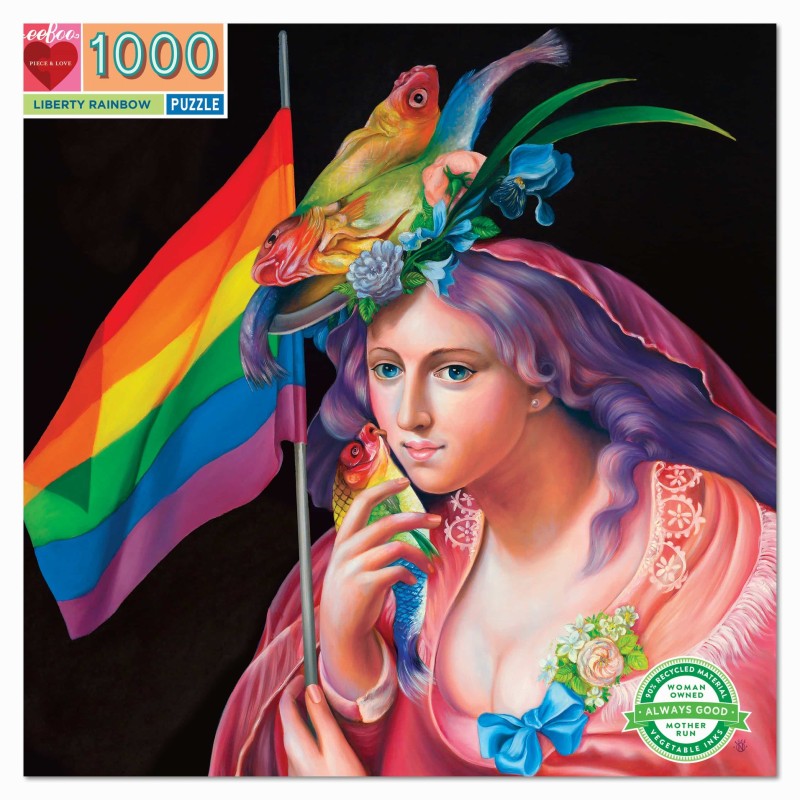 Puzzle 1000 pièces - Liberty Rainbow