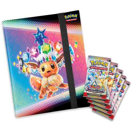 Coffret Pokemon Portofolio EV08.5 : Evolutions Prismatiques