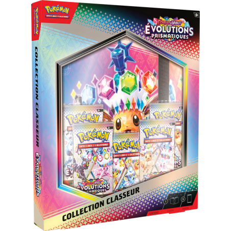 Coffret Pokemon Portofolio EV08.5 : Evolutions Prismatiques