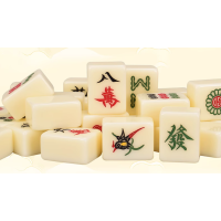 Mahjong Tradition Ivory Coffret Bois