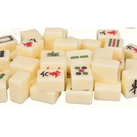 Mahjong Tradition Ivory Coffret Bois