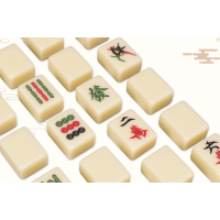 Mahjong Tradition Ivory Coffret Bois