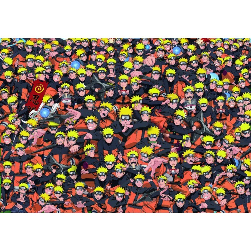 Puzzle 1000 pièces - Impossible Naruto Shippuden Multiclonage