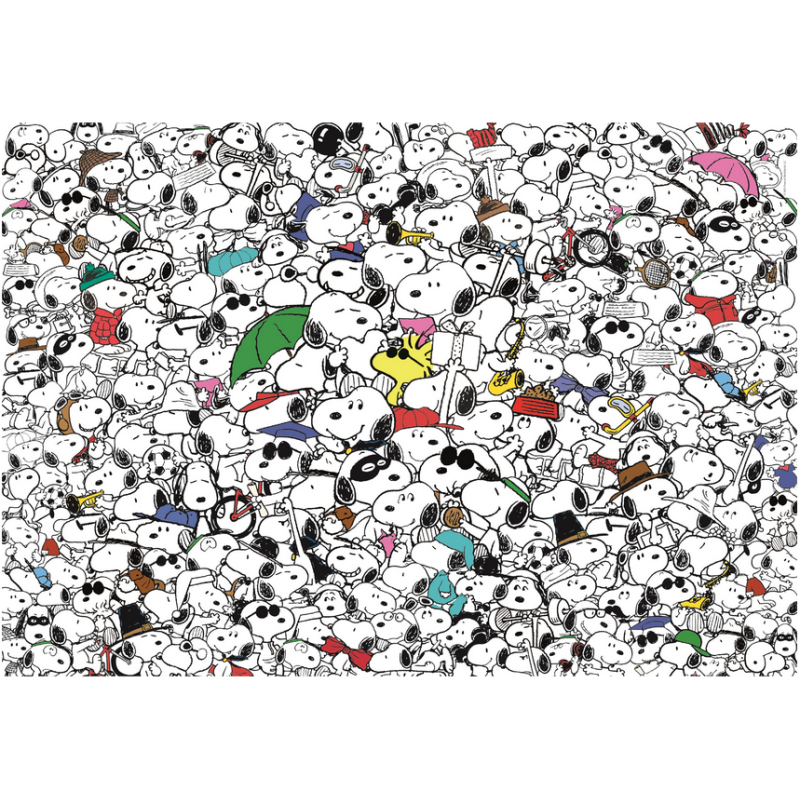 Puzzle 1000 pièces - Impossible Snoopy Peanuts