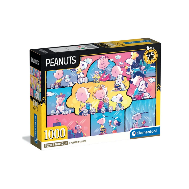 Puzzle 1000 pièces - Snoopy Peanuts Pastel Story