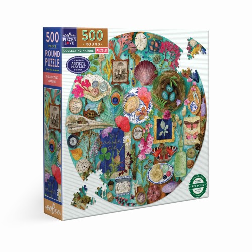 Puzzle 500 pièces rond -...