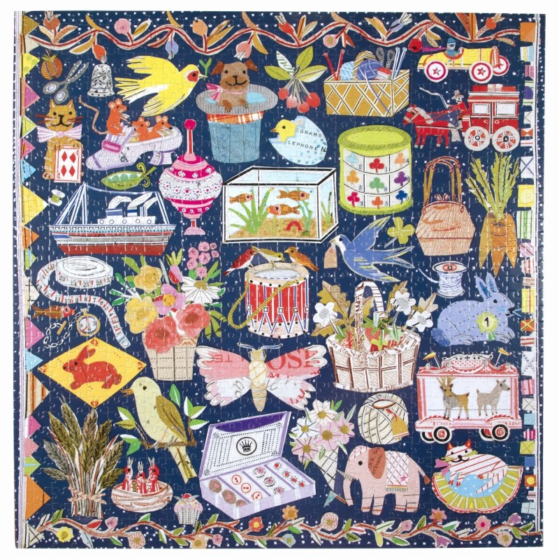 Puzzle 1000 pièces - The Cat & The Yarn