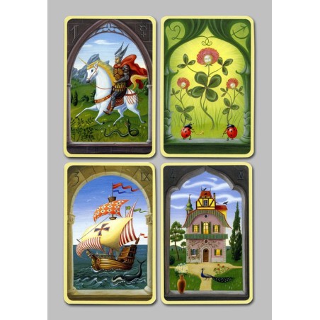 Les cartes mystiques de mlle Lenormand