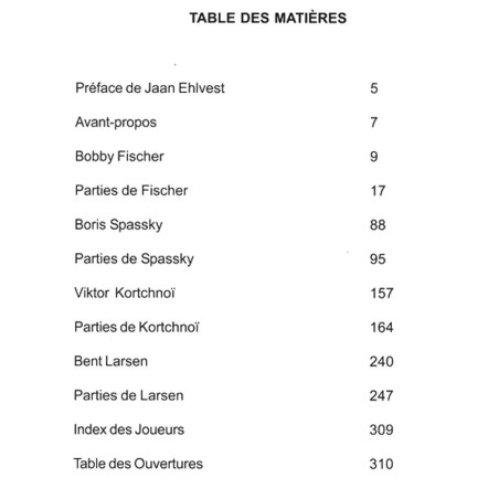 KERES - Mes parties favorites de Fischer, Spassky, Kortchnoi et Larsen