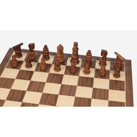 Jeu d'Echecs Canon Sheesham - Ensemble Complet