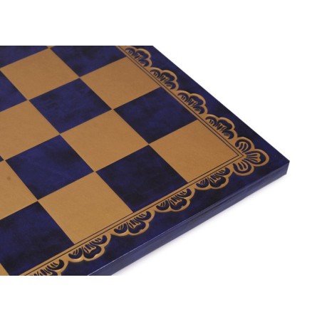 Echiquier Simili Cuir 45x45 bleu - Taille 5