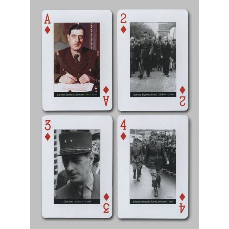 Cartes à jouer De Gaulle