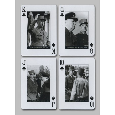 Cartes à jouer De Gaulle