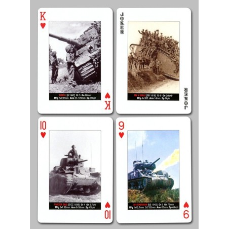 Cartes à jouer Tanks