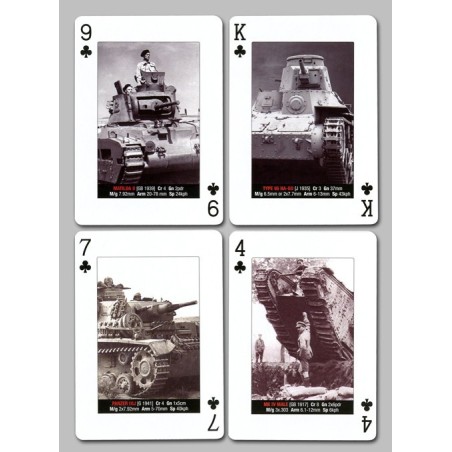 Cartes à jouer Tanks