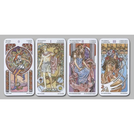 Mini tarot Art Nouveau