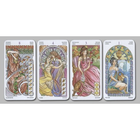 Mini tarot Art Nouveau