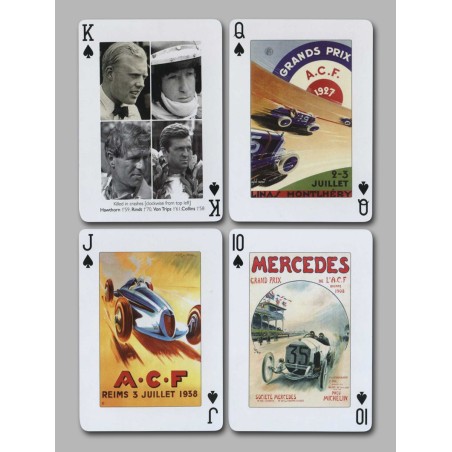 Cartes à jouer Motor Racing Legends