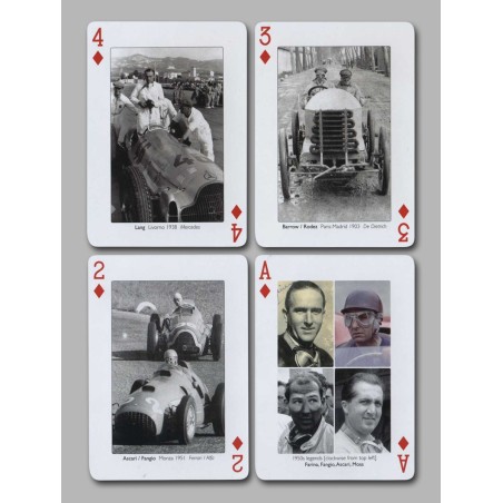 Cartes à jouer Motor Racing Legends