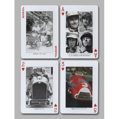 Cartes à jouer Motor Racing Legends