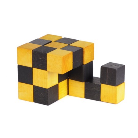 Cube élastique jaune/noir