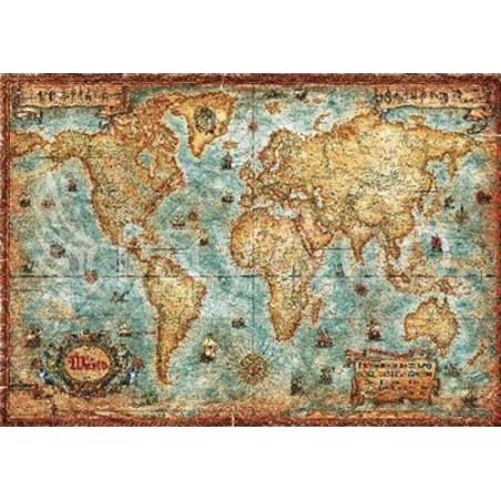 Puzzle 3000 pièces - Carte du Monde